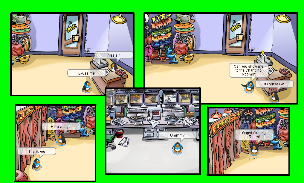 This is a comic about the secret of the ski shop, made by Indy 11: